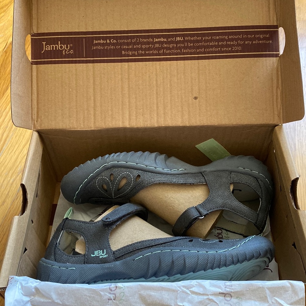 Brand new Jambu sandals with a tag